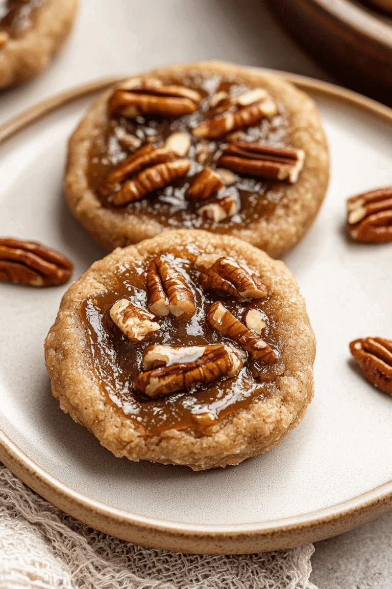 Vegan Pecan Pie Cookies