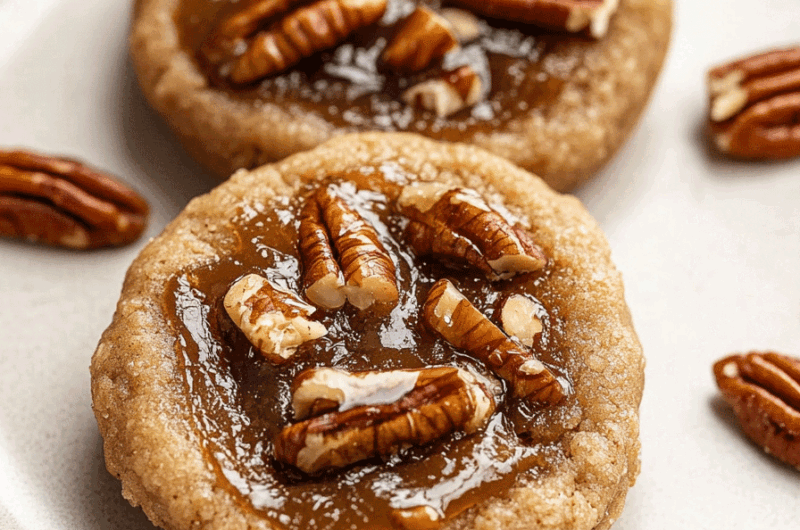 Vegan Pecan Pie Cookies