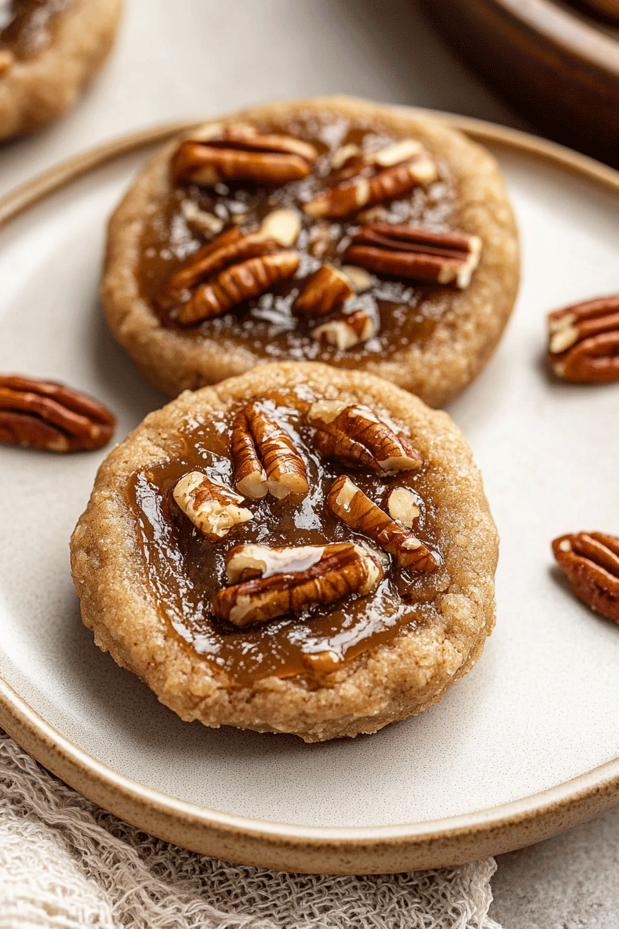 Vegan Pecan Pie Cookies