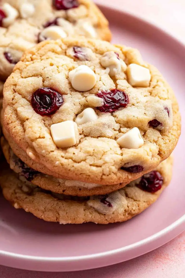 White Chocolate Cranberry Cookies
