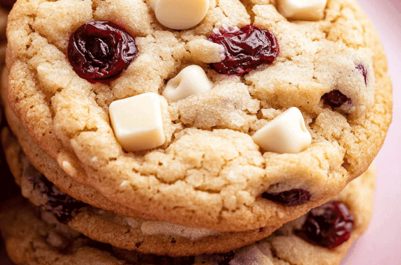 White Chocolate Cranberry Cookies