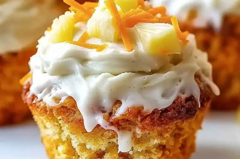 Hawaiian Pineapple Carrot Muffins