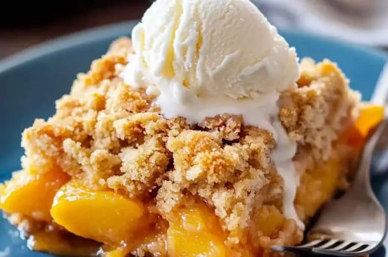 Peach Cobbler Dump Cake