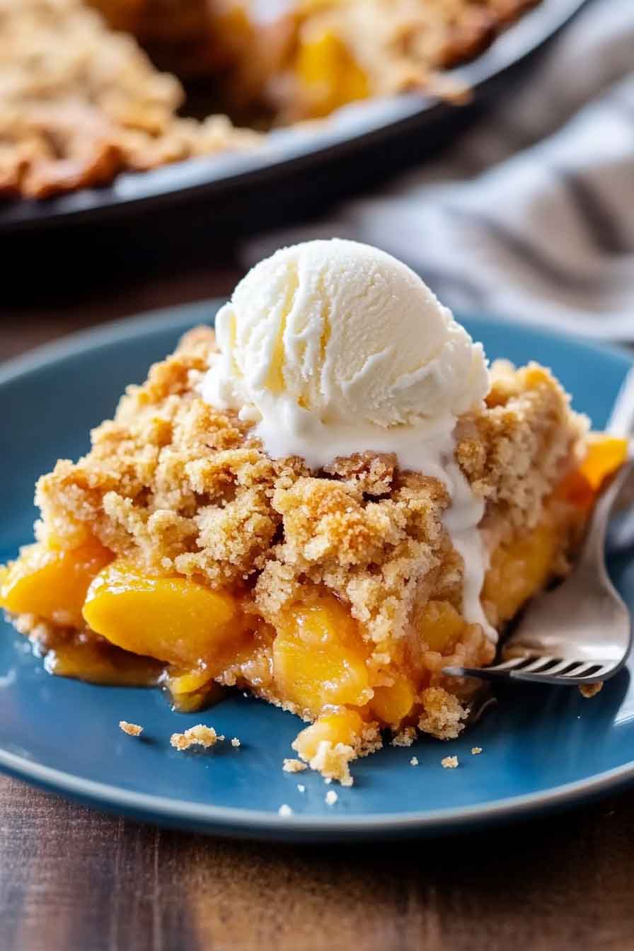 Peach Cobbler Dump Cake