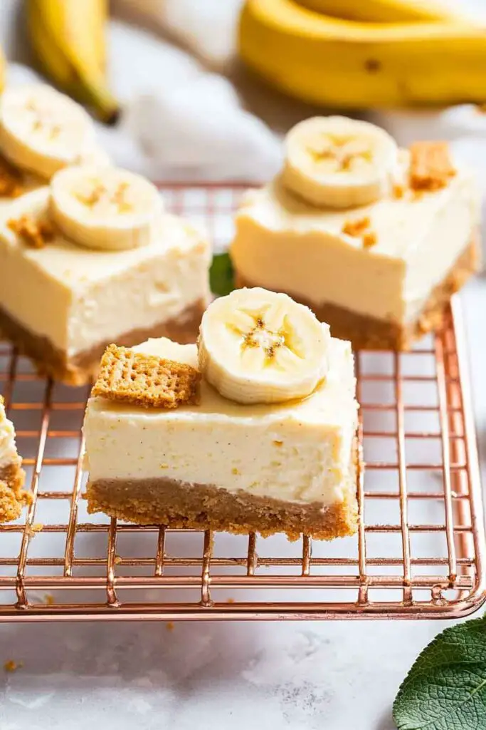 Banana Pudding Cheesecake Bars
