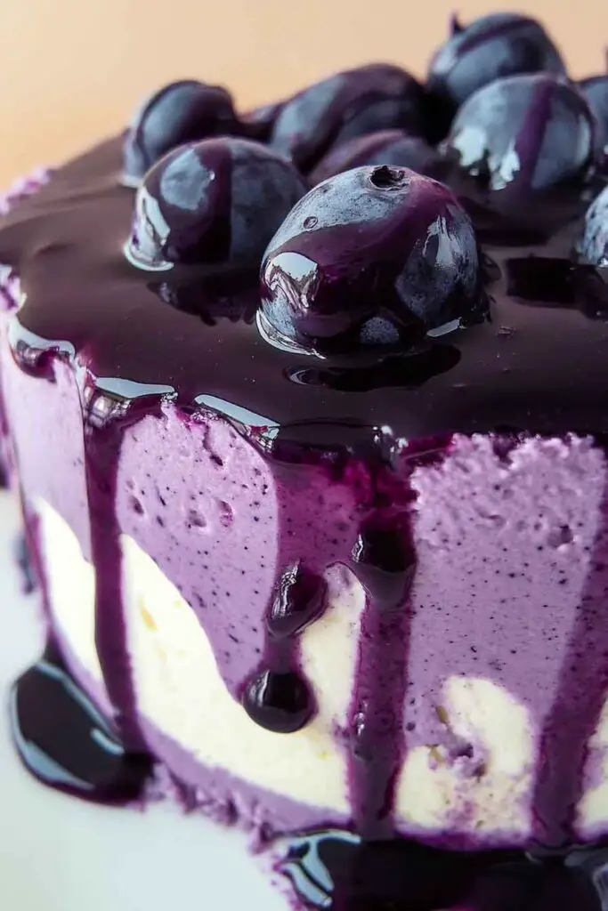 Blueberry Mousse Heaven Cheesecake