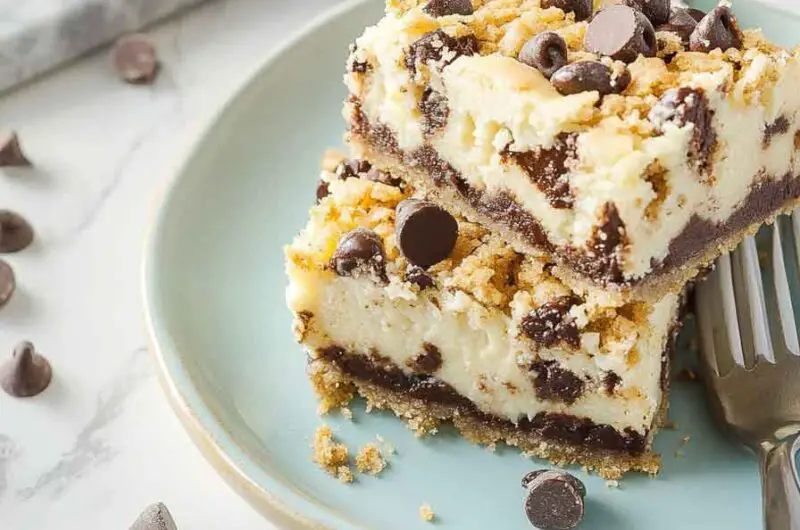 Chocolate Chip Cheesecake Bars