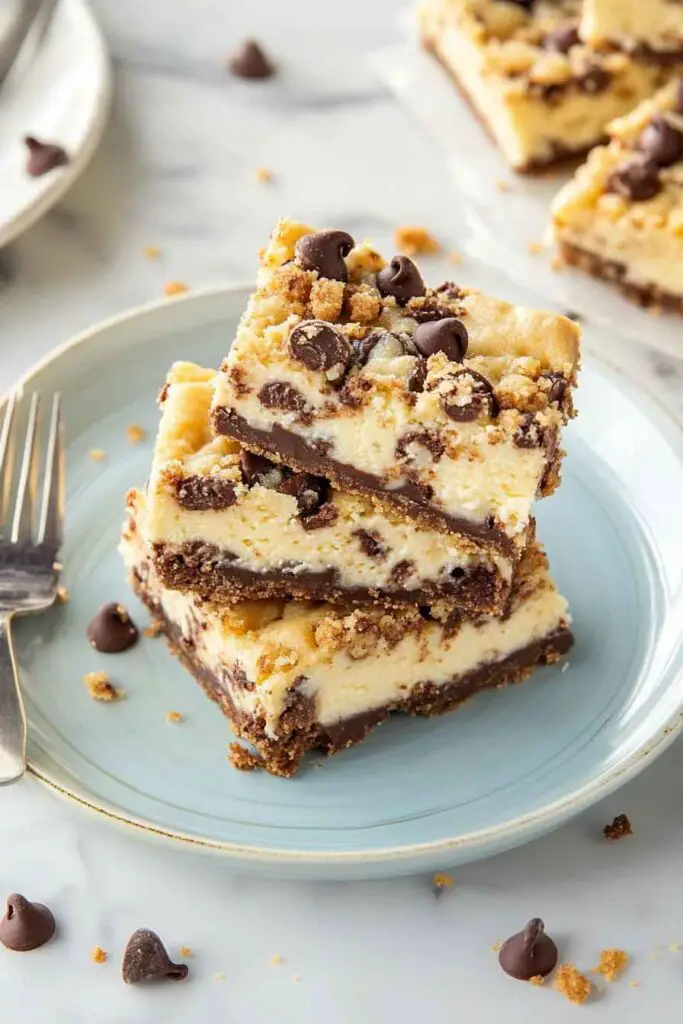 How to Make Chocolate Chip Cheesecake Bars