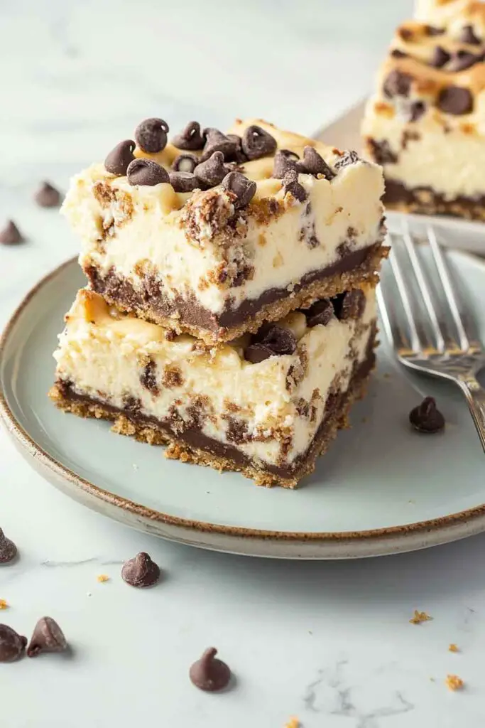 Chocolate Chip Cheesecake Bars