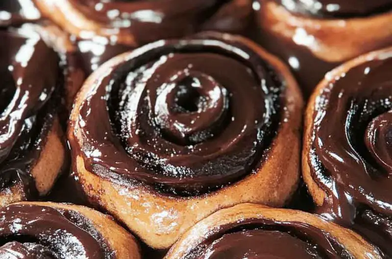 Soft Chocolate Cinnamon Rolls