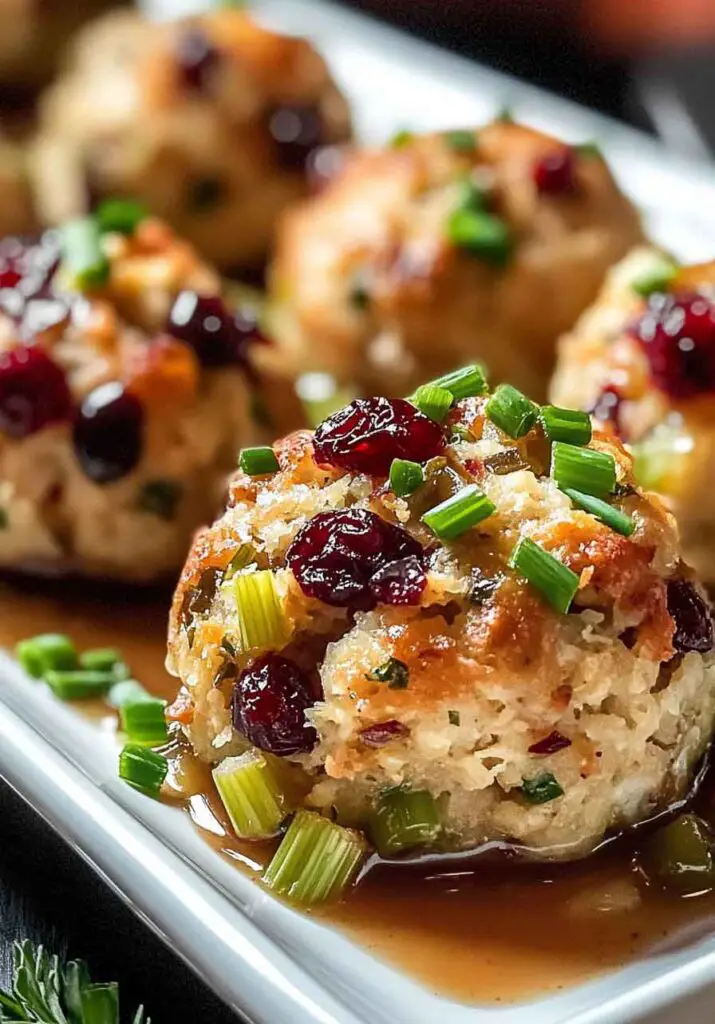 Variations for Cranberry Turkey Stuffing Balls
