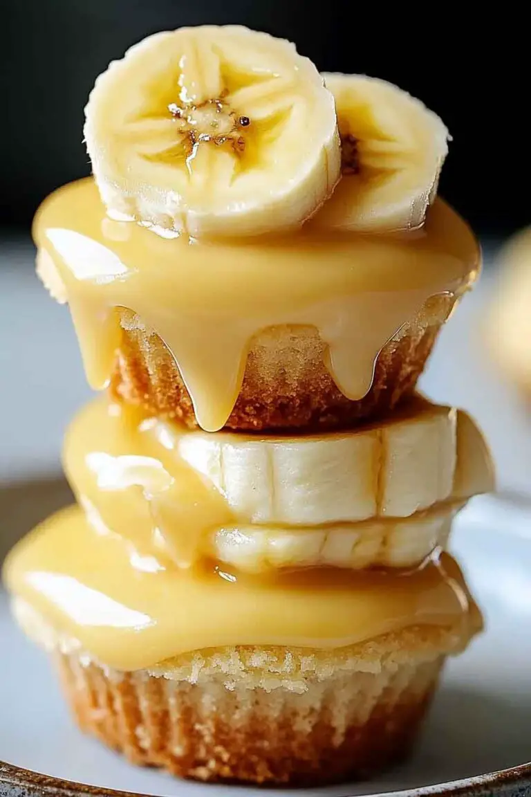 Creamy Banana Custard Cups