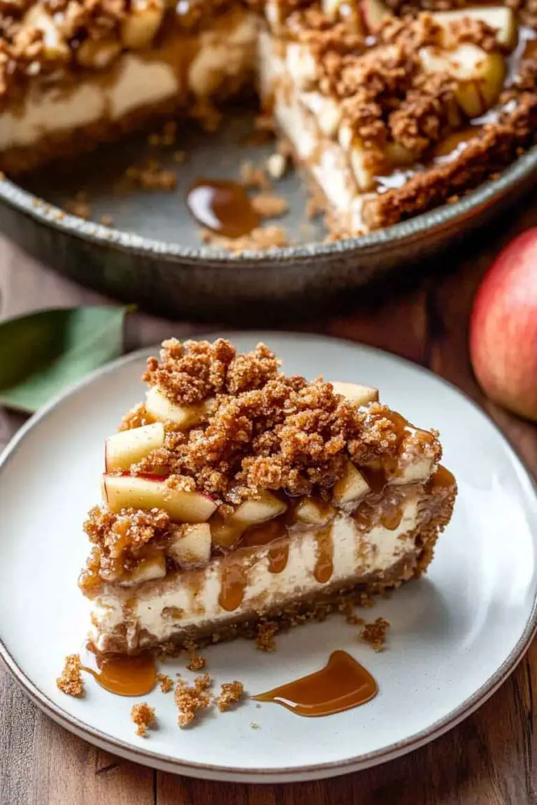 Easy Caramel Apple Cheesecake