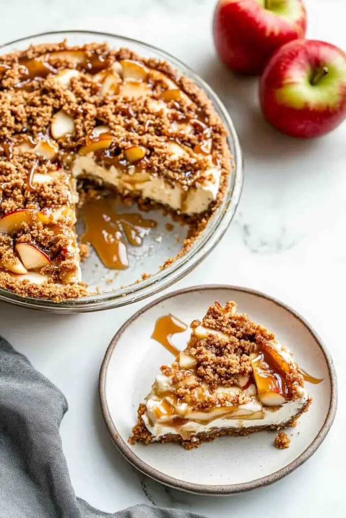 How to Make Easy Caramel Apple Cheesecake