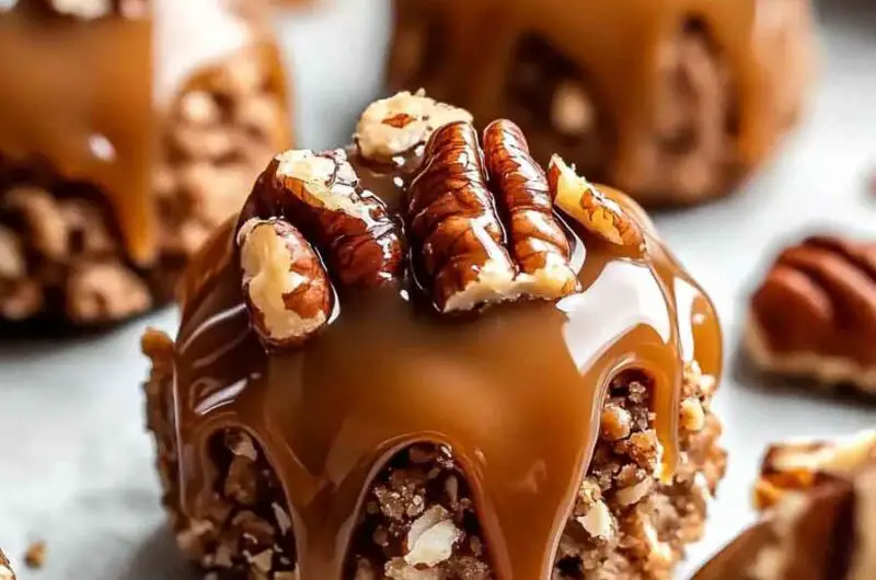 Extra Pecan Caramel Bites