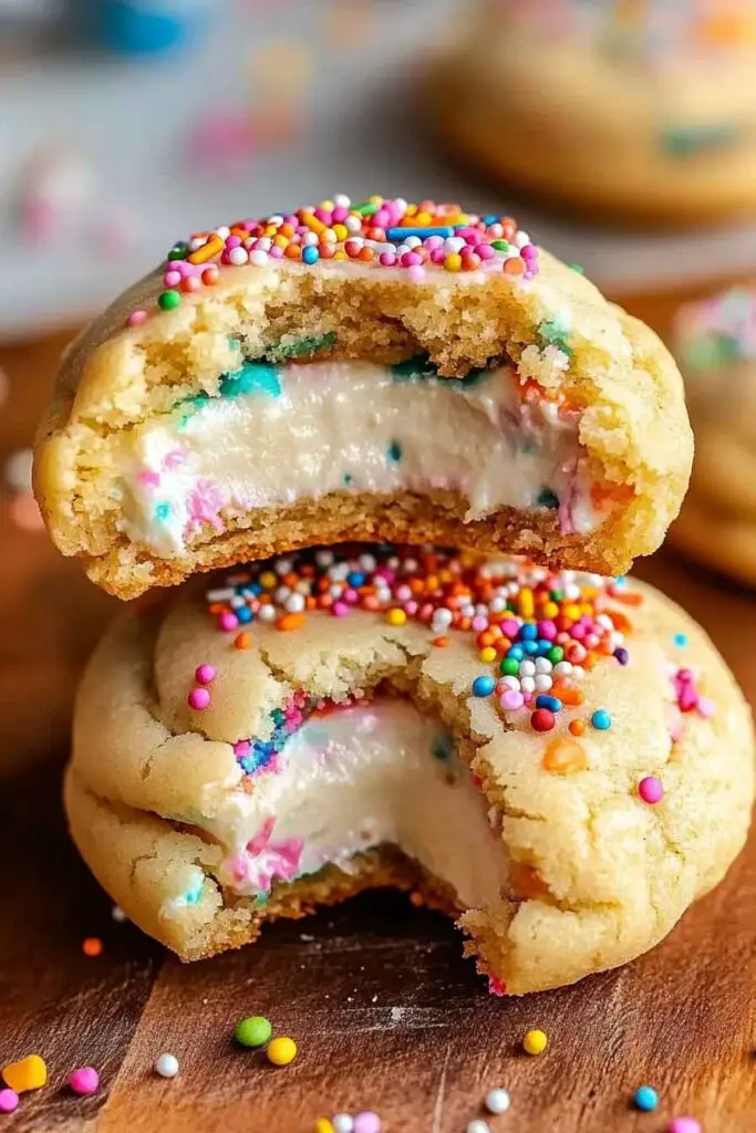 How to Make Funfetti Stuffed Cheesecake Cookies