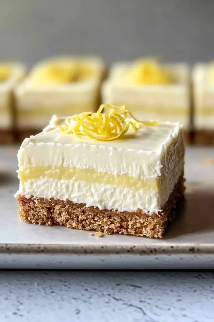 Ingredients for the Lemon Cream Cheese Squares
