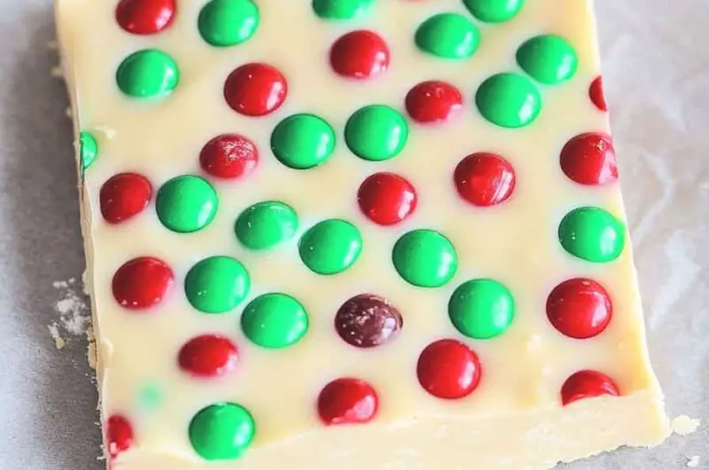 M&M Cookie Dough Fudg