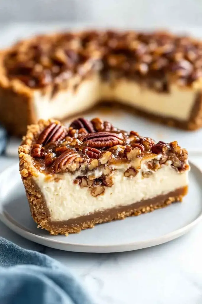 How to Make Pecan Pie Cheesecake
