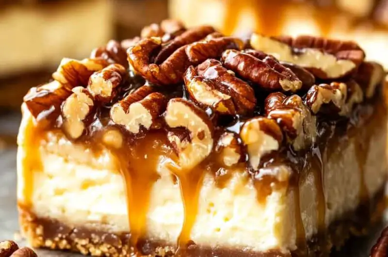 Pecan Pie Cheesecake Bars