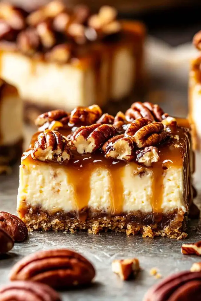 Pecan Pie Cheesecake Bars