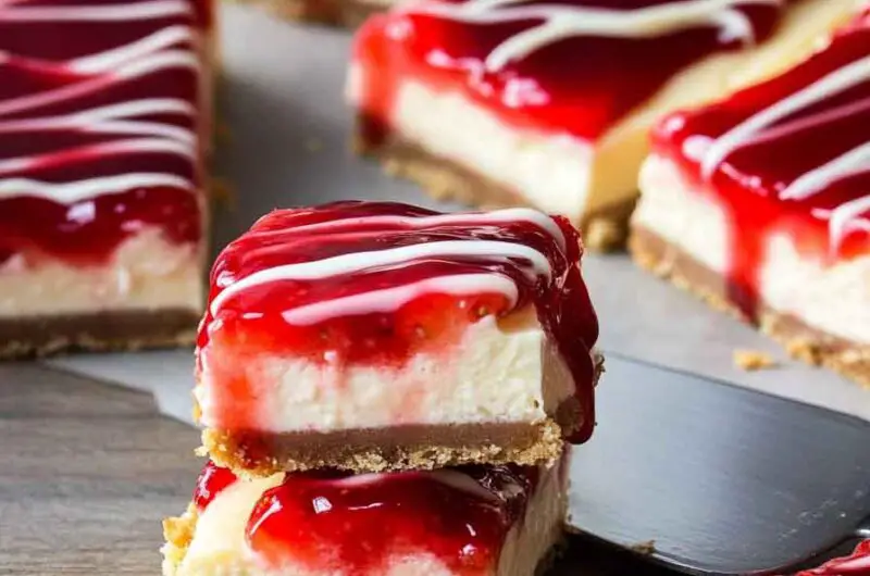 Philadelphia Strawberry Cheesecake Bars