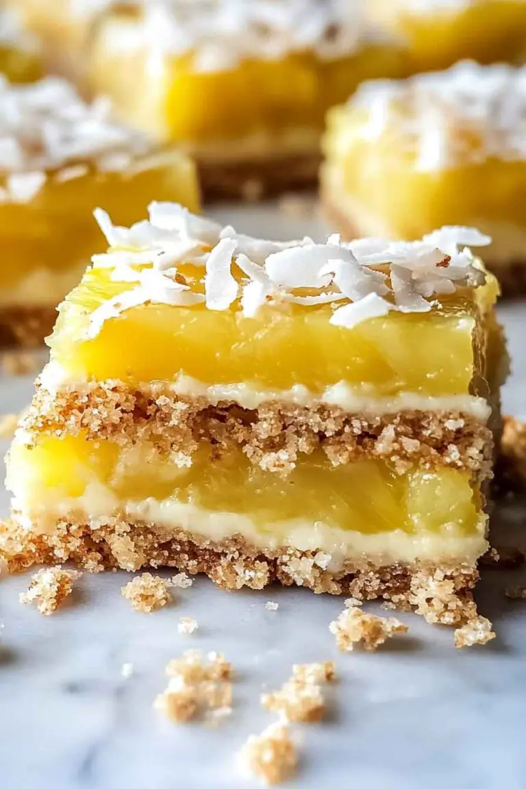 Pineapple Coconut Delight Bars