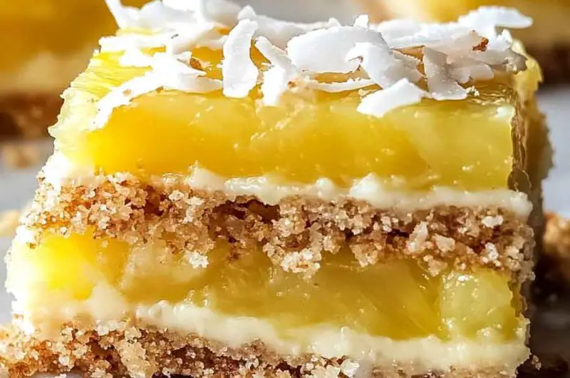 Pineapple Coconut Delight Bars