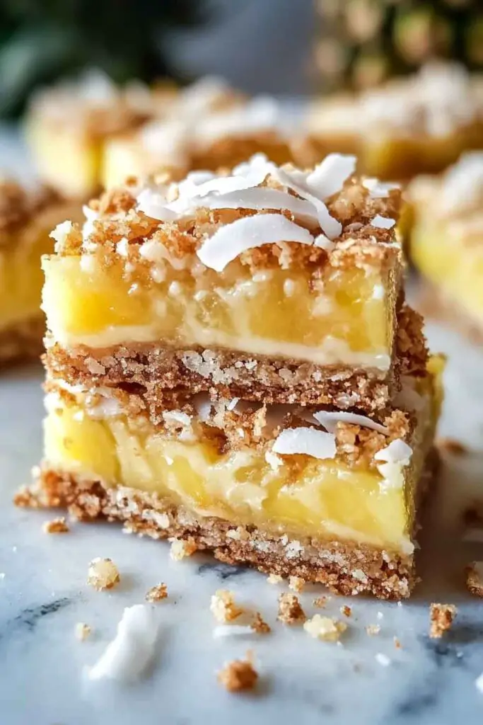 Pineapple Coconut Delight Bars
