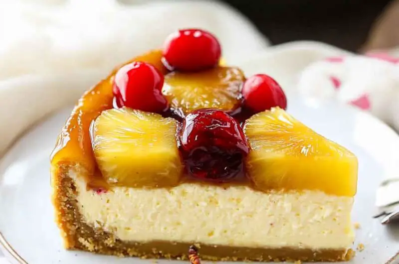 Pineapple Upside Down Cheesecake
