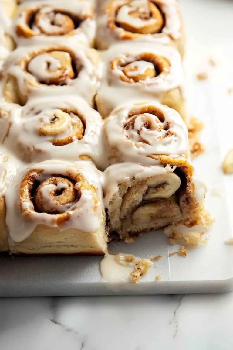 Banana Bread Cinnamon Rolls