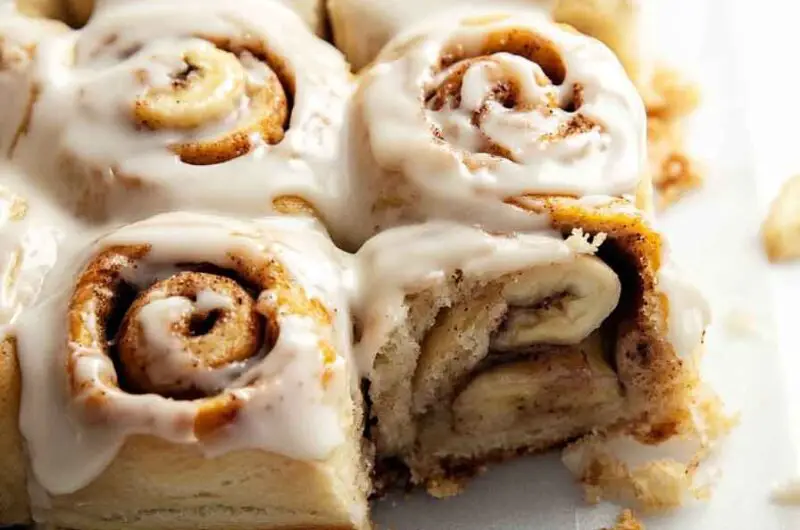 Banana Bread Cinnamon Rolls