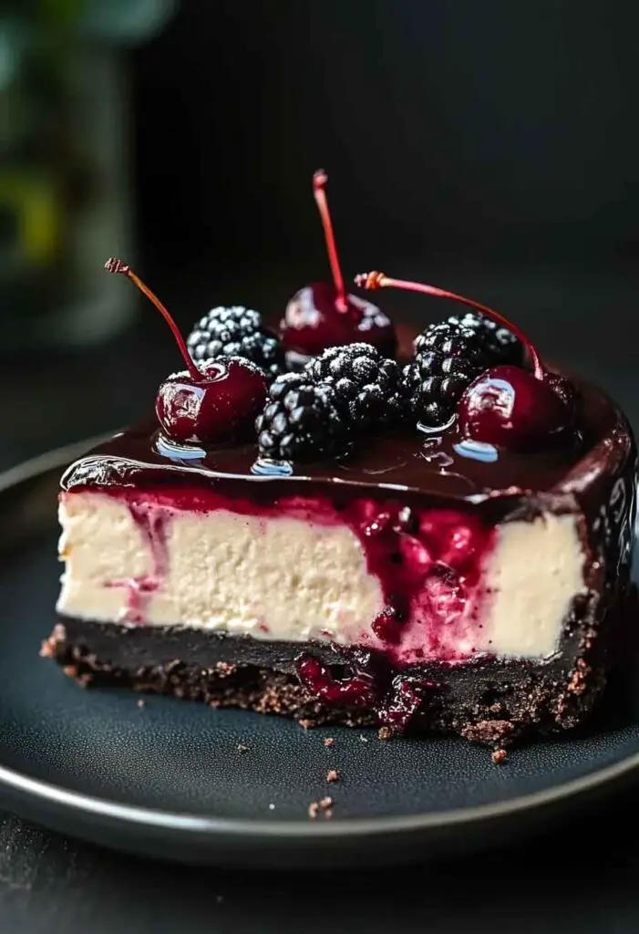 How to Make Black Forest Cheesecake Delight 