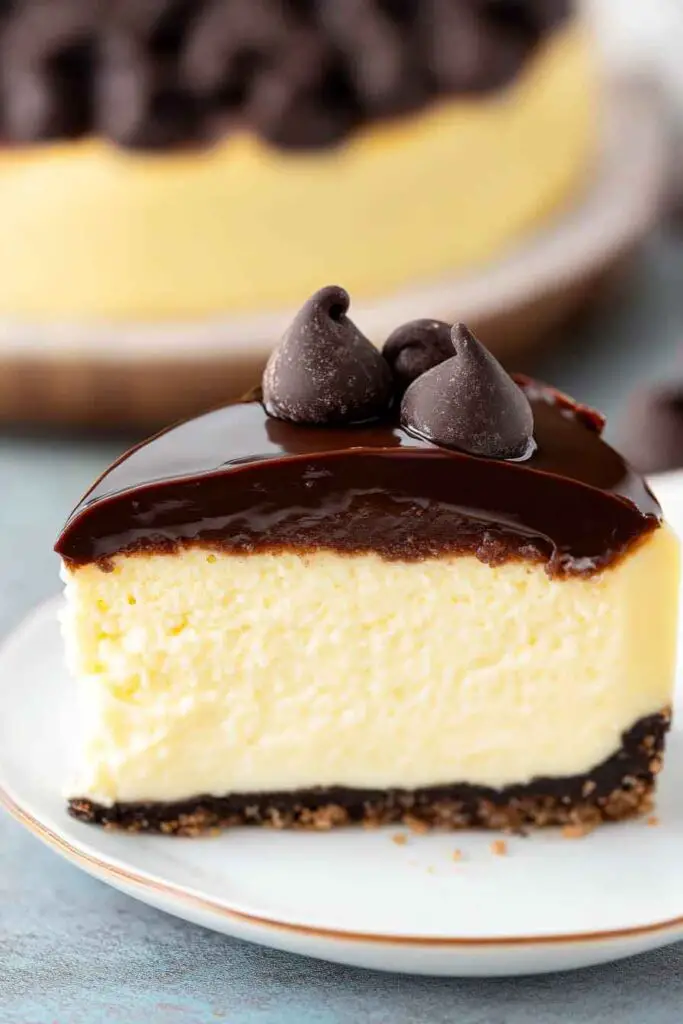 Boston Cream Pie Cheesecake