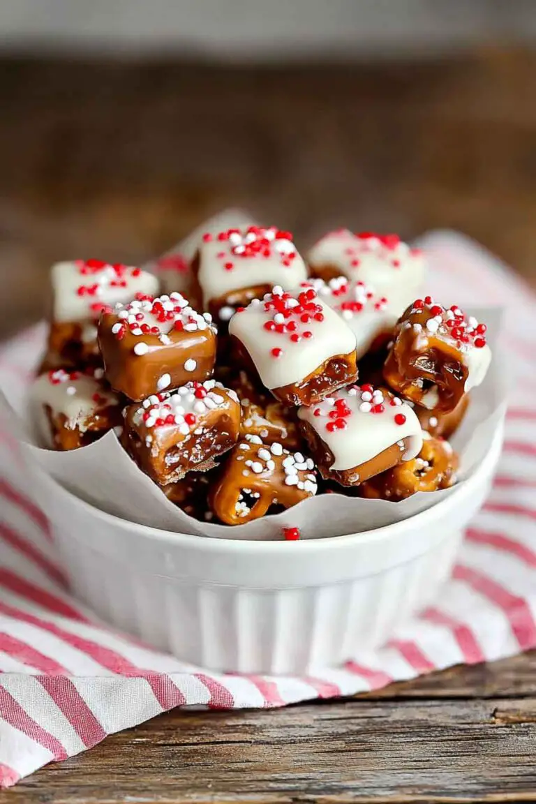 Candy Bar Pretzel Bites