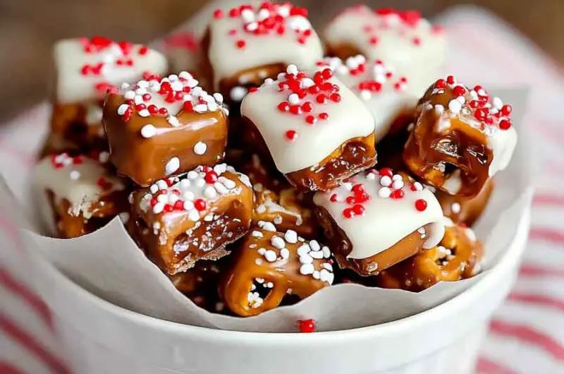 Candy Bar Pretzel Bites