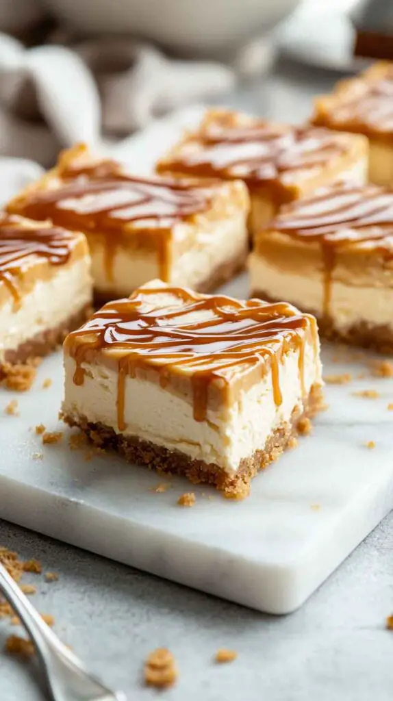 Caramel Cheesecake Bars