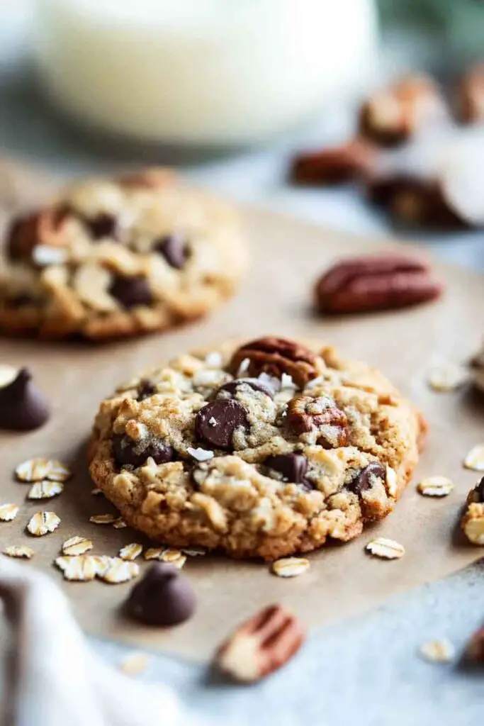 How to Make Chocolate Pecan Coconut Cookies