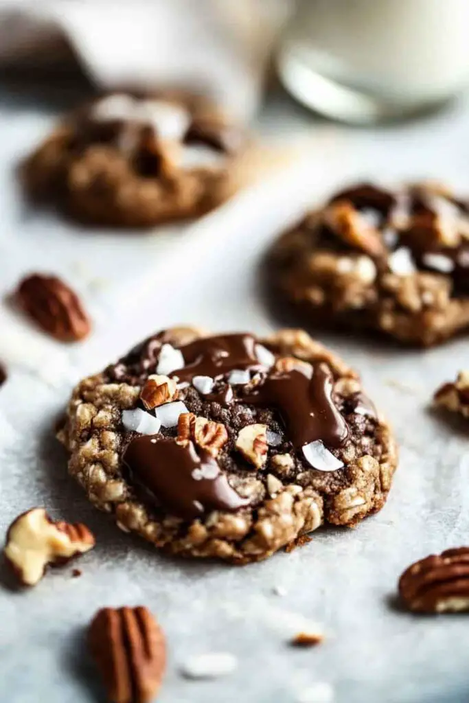 Chocolate Pecan Coconut Cookies