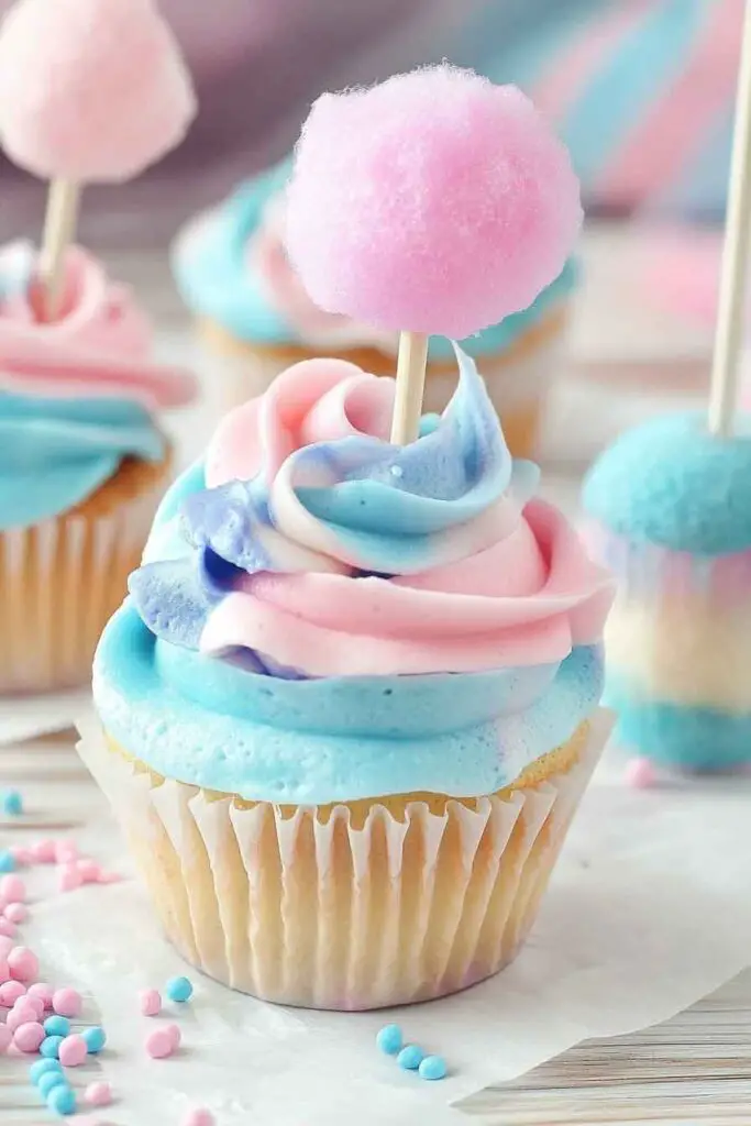How to Make Cotton Candy Cupcakes