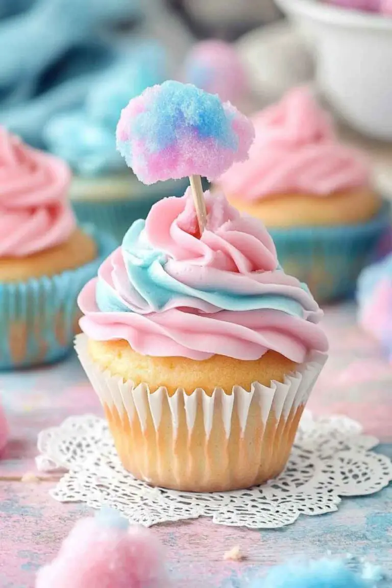 Cotton Candy Cupcakes Recipe