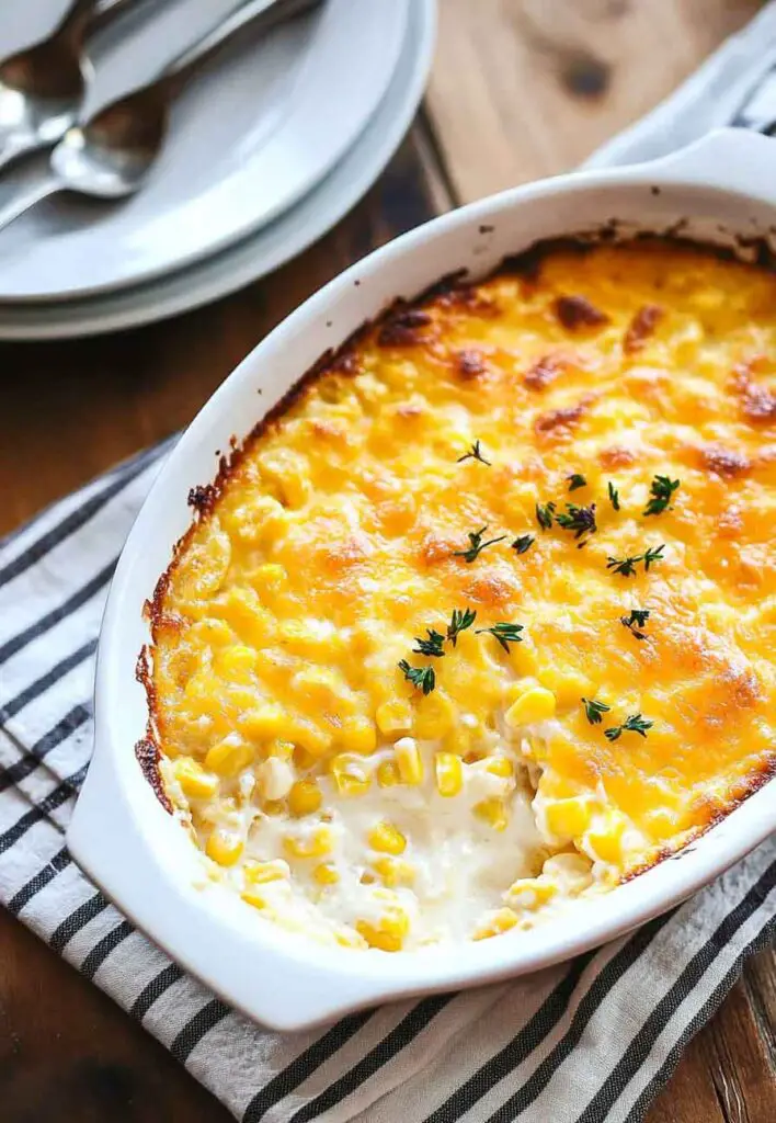Ingredients for Cream Cheese Corn Casserole