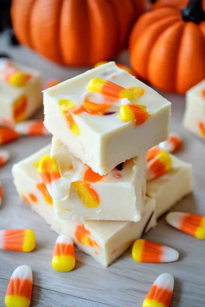 Easy Candy Corn Fudge