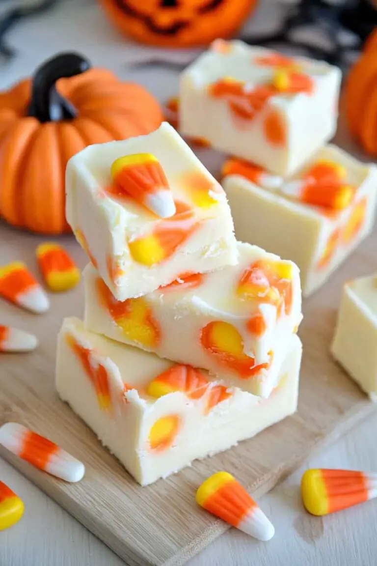Easy Candy Corn Fudge