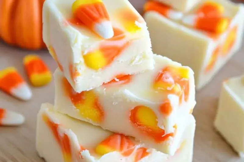 Easy Candy Corn Fudge