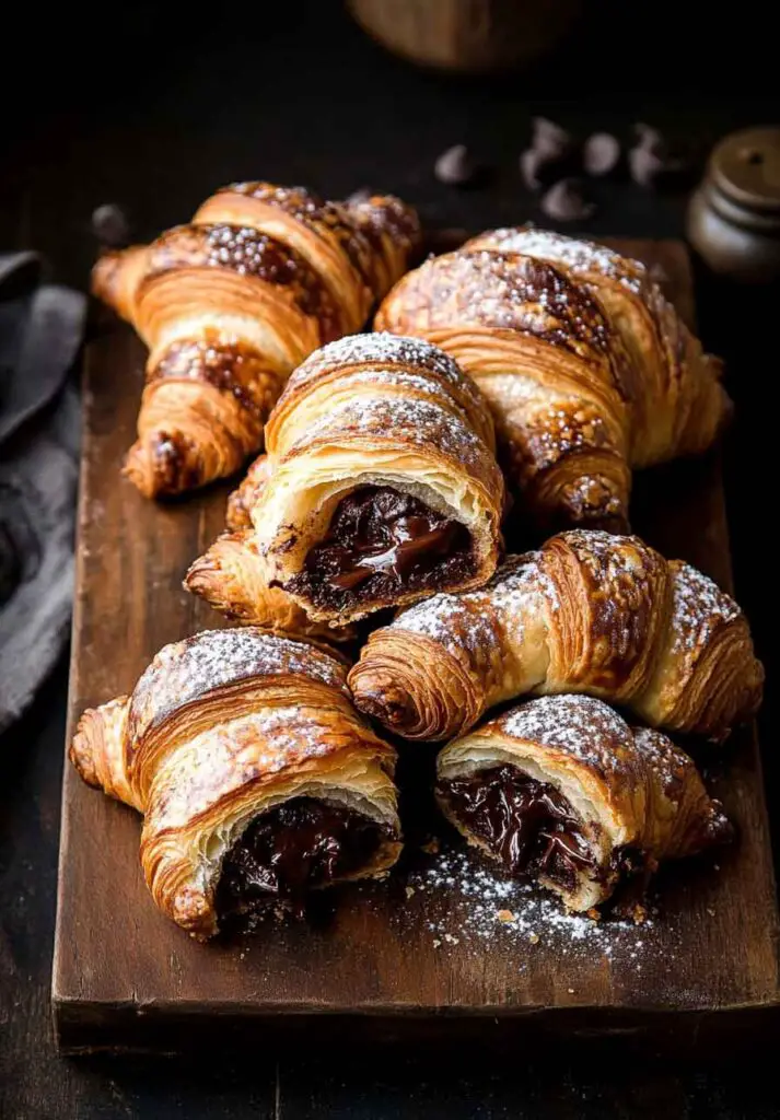 Homemade Chocolate Croissants Recipe