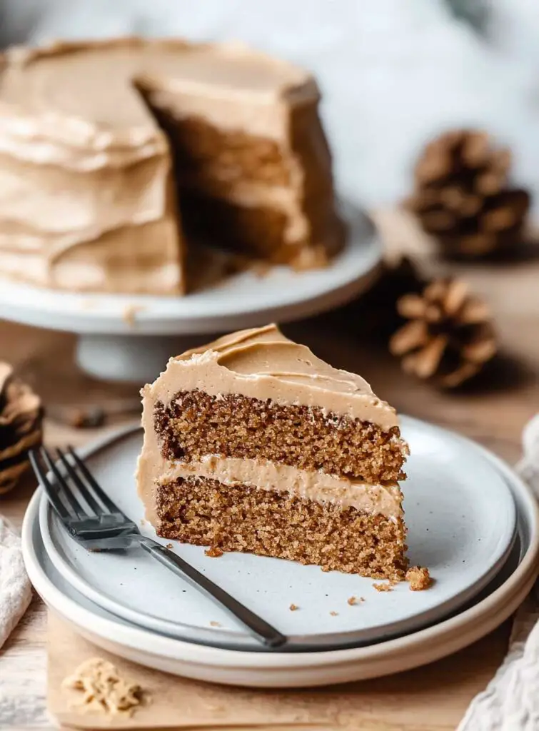 Homemade Spice Cake With Caramel Icing