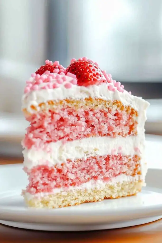 Homemade Strawberry Cake