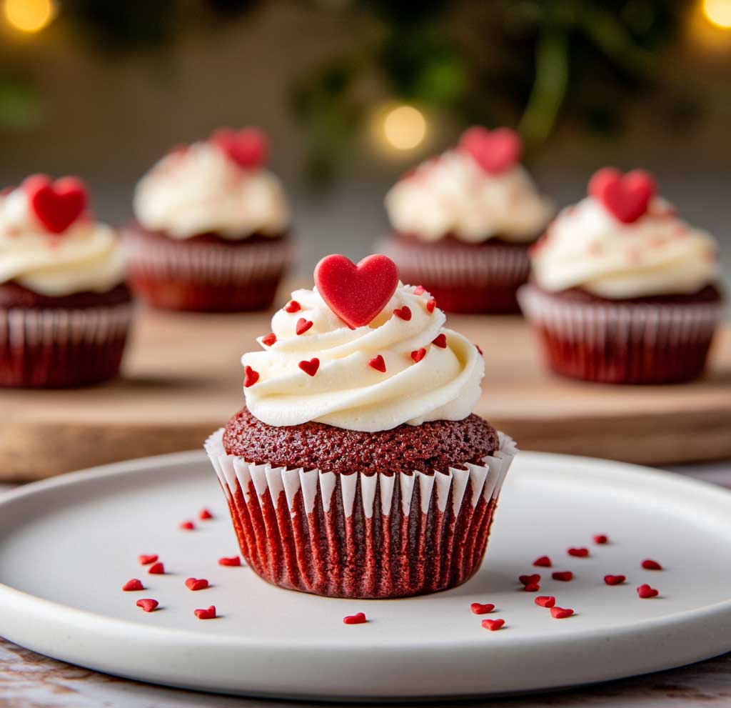 Mini Red Velvet Cheesecakes