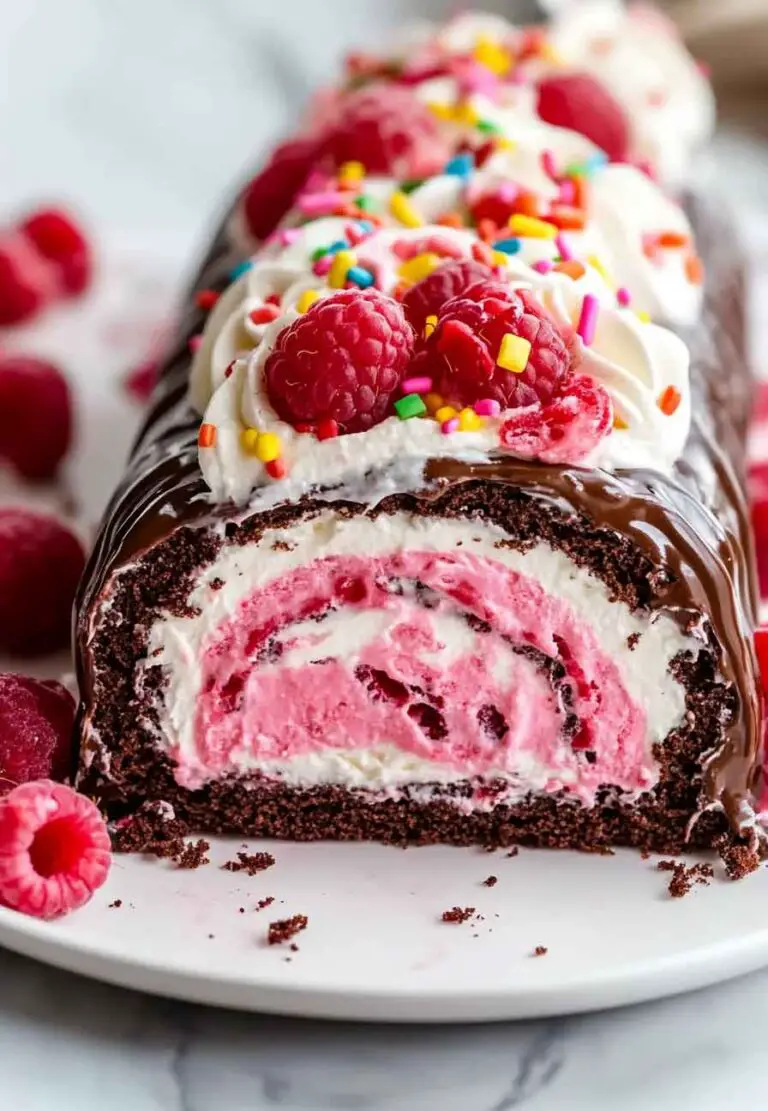Neapolitan Millionaire Roll Cake